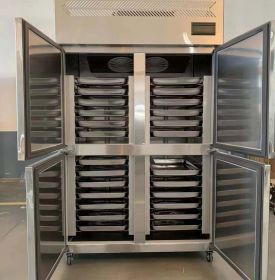 TỦ MÁT 4 CÁNH CỬA KÍNH HIROKI KKR 1276-GD